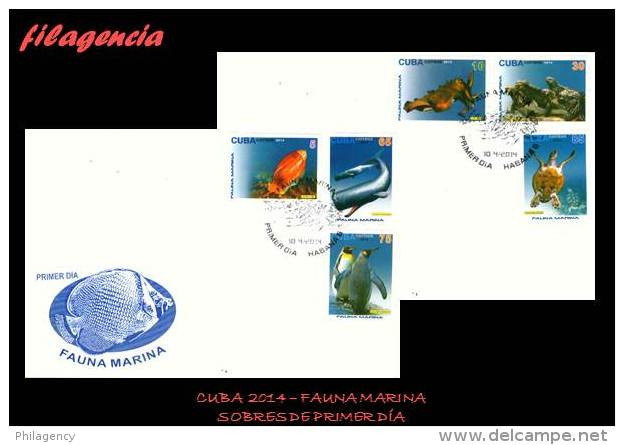 CUBA SPD-FDC. 2014-49 FAUNA MARINA - FDC