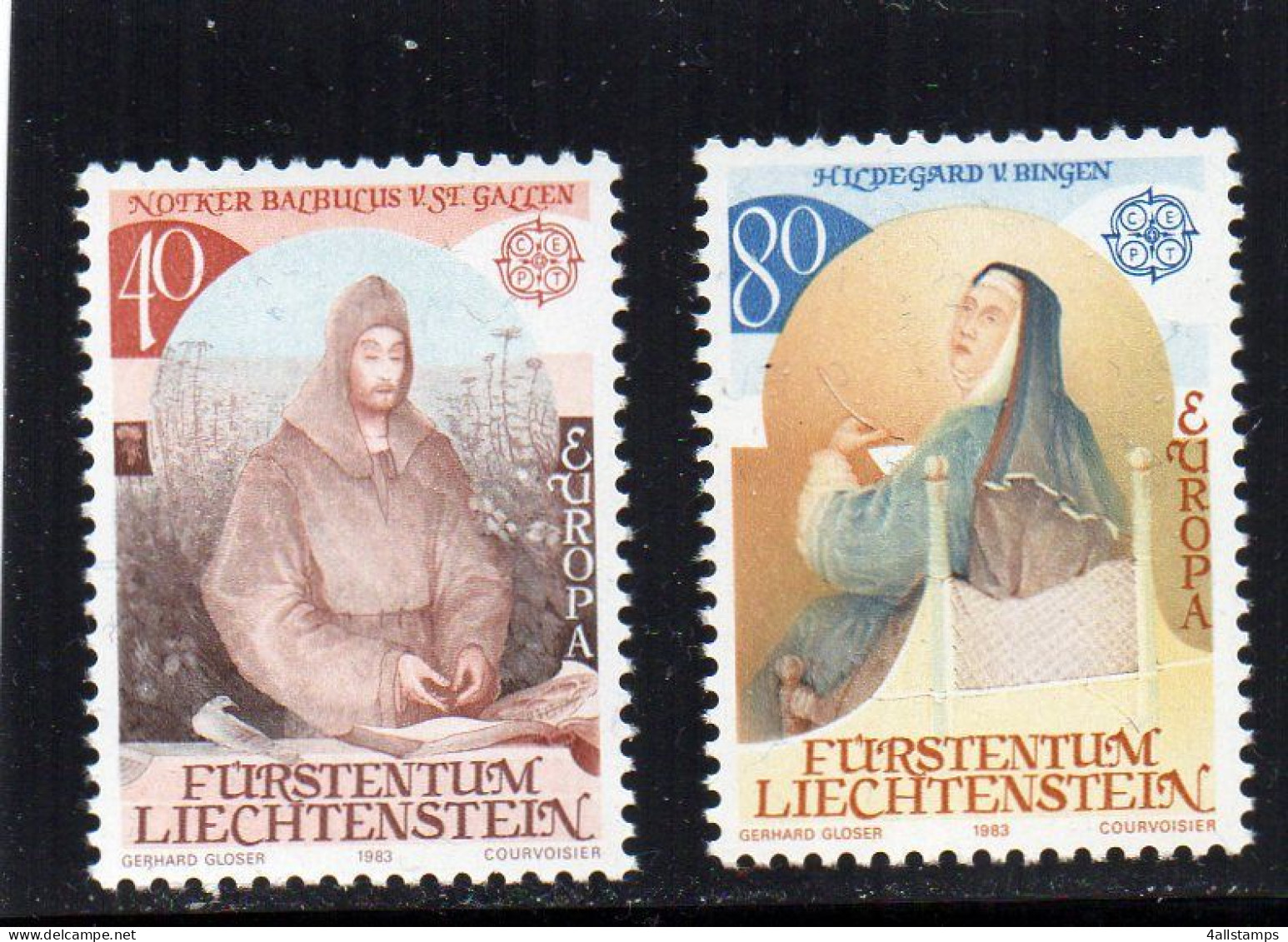 1983 LIECHTENSTEIN Mi N° 816/817 : ** - MNH - NEUF - POSTFRISCH - POSTFRIS - 1983