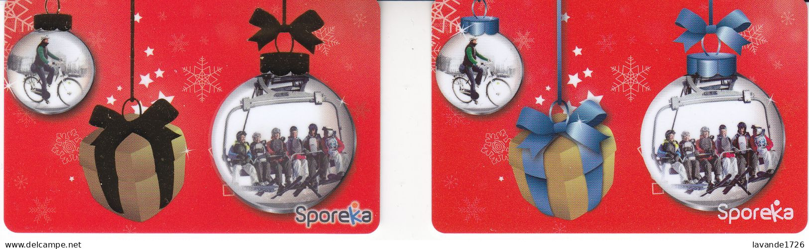 LOT De 2 Cartes Cadeaux Tres Bon état Différentes - Gift And Loyalty Cards