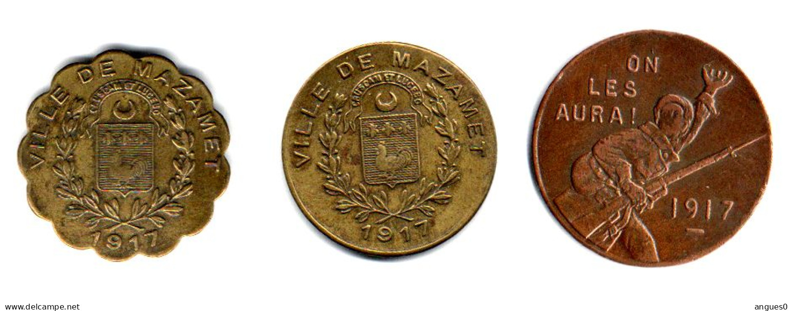 SERIE  MAZAMET ALQUIER FRERESSERIE DE 5 - Mezclas - Monedas