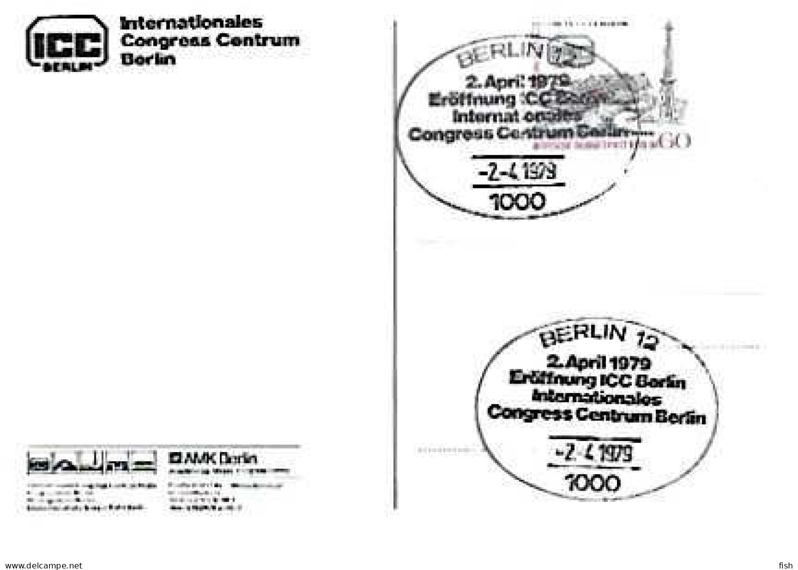Germany &  Marcofilia, Berlin,  Internationales Congress Centrum, Berlin 1979 (11112) - Cartas & Documentos
