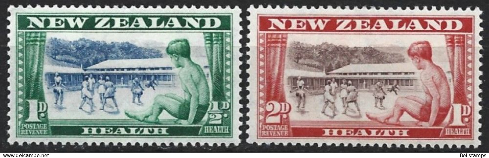 New Zealand 1948. Scott #B32-3 (MH) Children's Health Camp  *Complete Set* - Dienstzegels