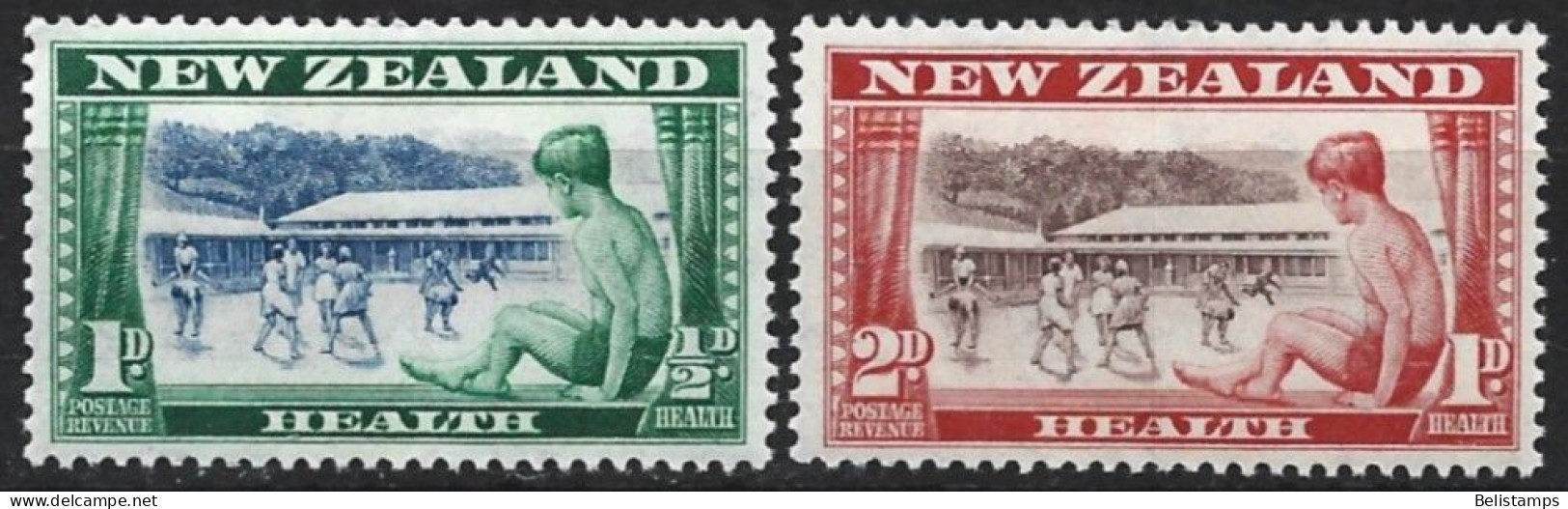 New Zealand 1948. Scott #B32-3 (MH) Children's Health Camp  *Complete Set* - Service