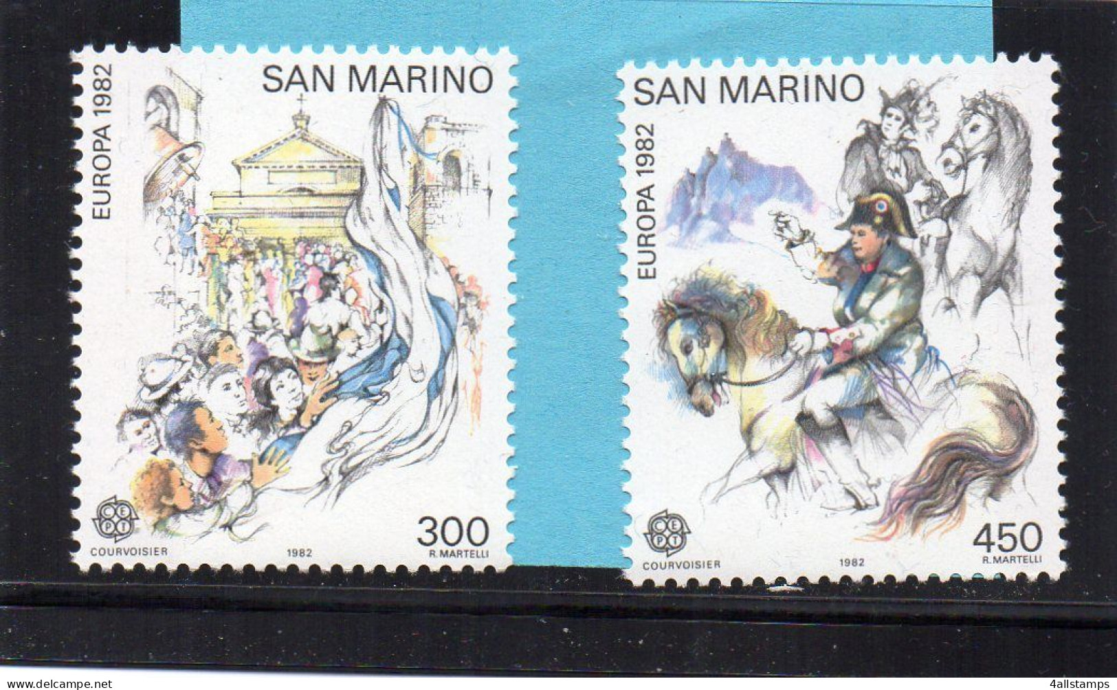 1982 SAN MARINO Mi N° 1249/1250 : ** - MNH - NEUF - POSTFRISCH - POSTFRIS - 1982