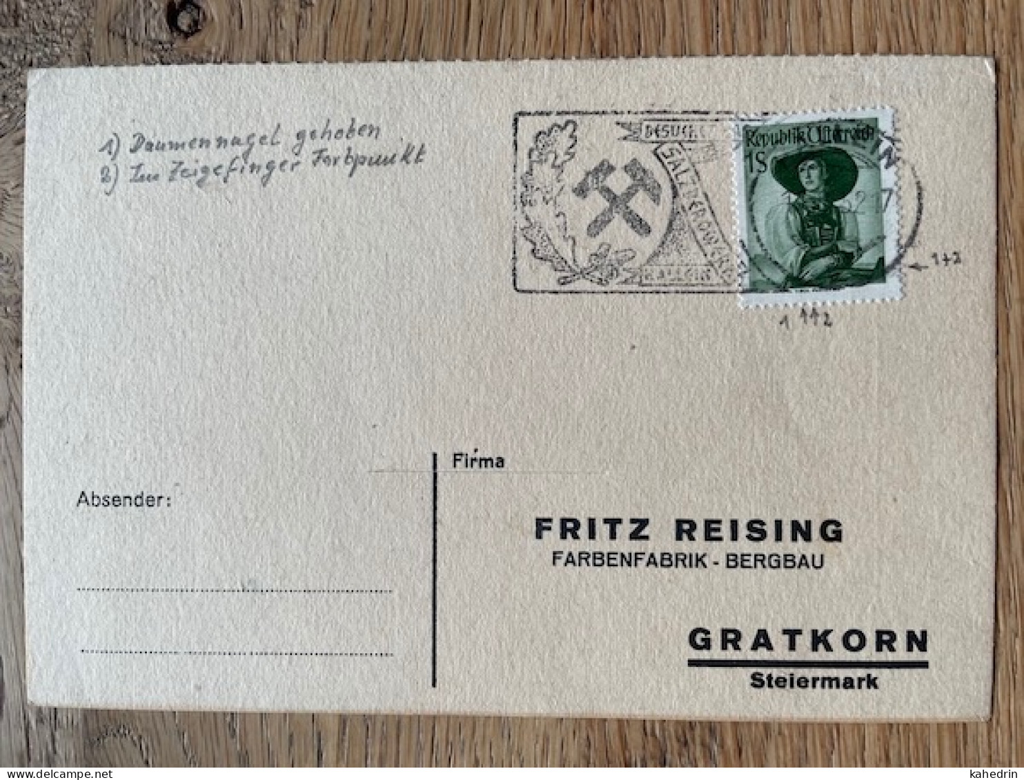 Österreich / Austria 1952, Plattenfehler / Druckzufälligkeit Mi. # 912, Bitte Lesen! - Errors & Oddities