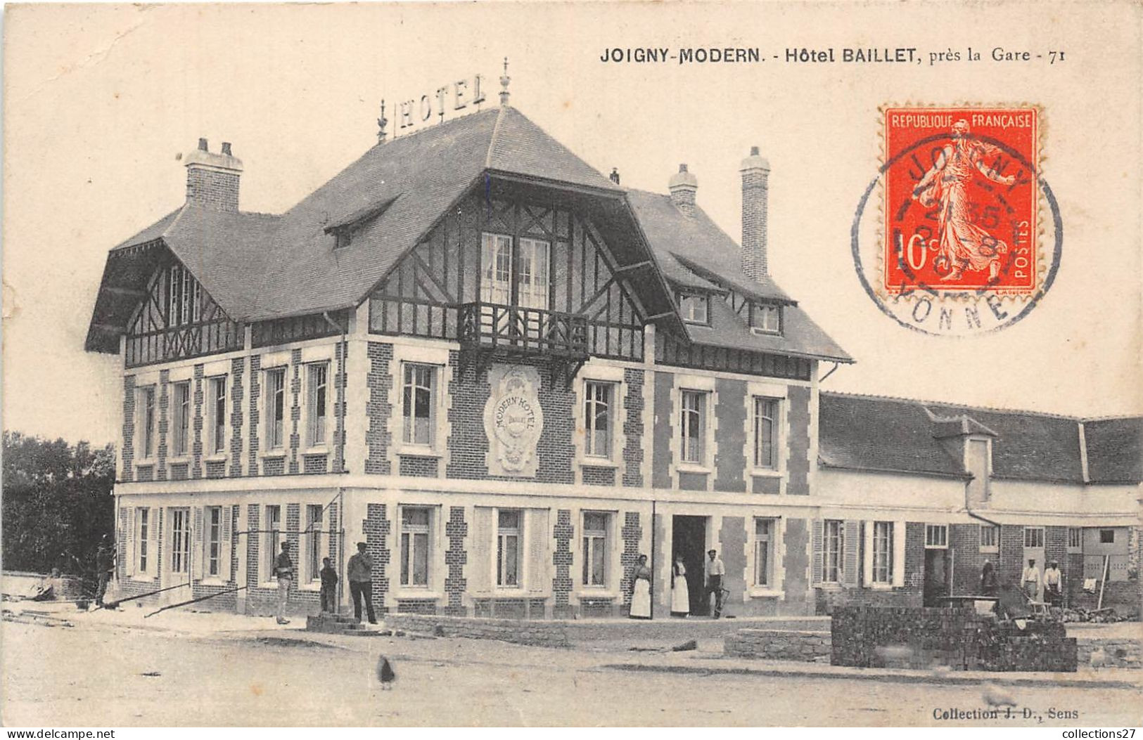 89-JOIGNY-MODERN- HÔTEL BAILLET PRES LA GARE - Joigny