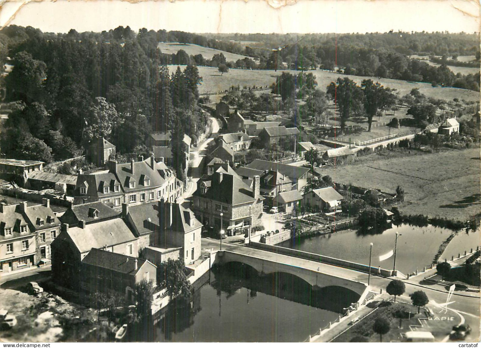 En Avion Au Dessus De PONT ECREPIN . - Pont Ecrepin