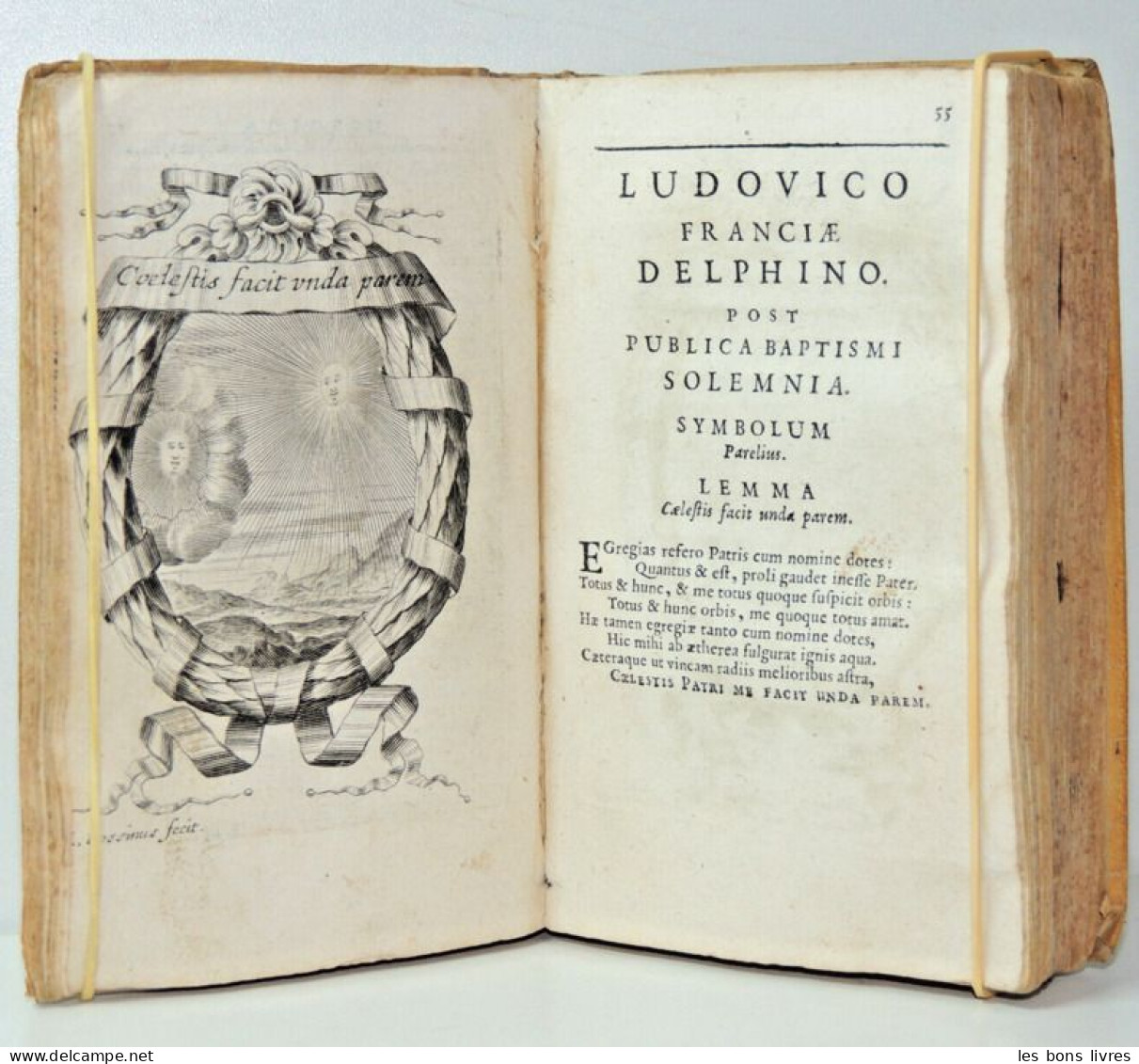 Rare. 1669. Ex manuscrit de Jean de la Fontaine. Caroli de la Rue. Idyllia.