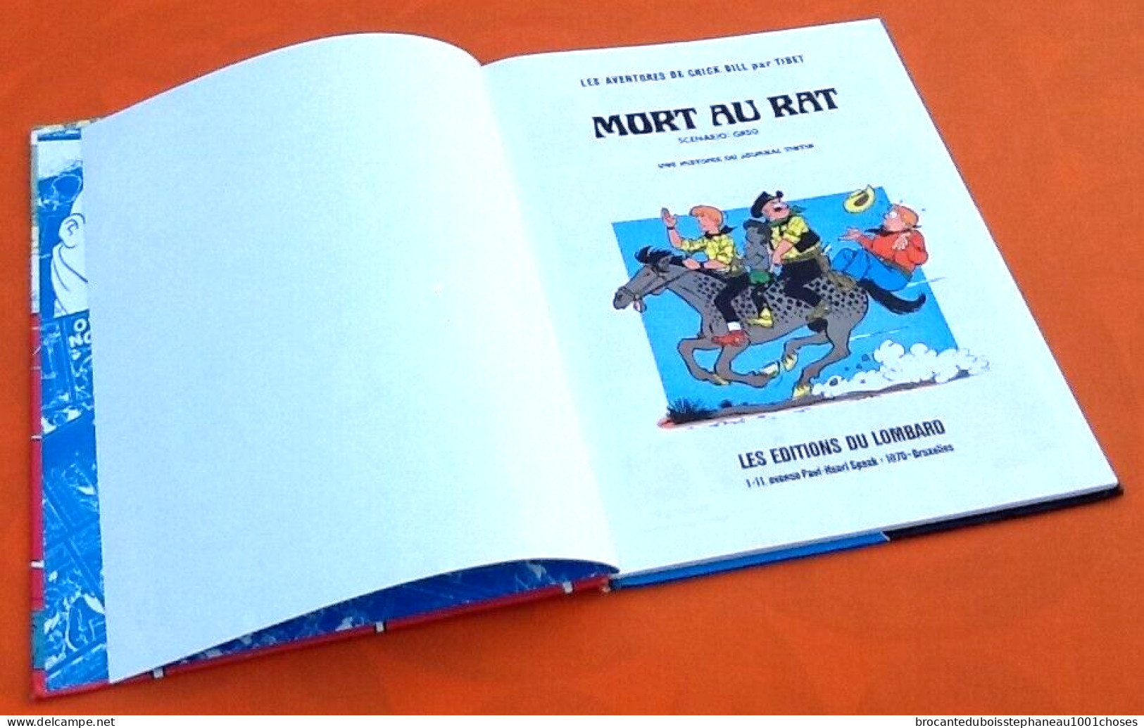 BD  Les Aventures De Chick Bill  Par Tibet  Mort Au Rat (1983) - Altri & Non Classificati