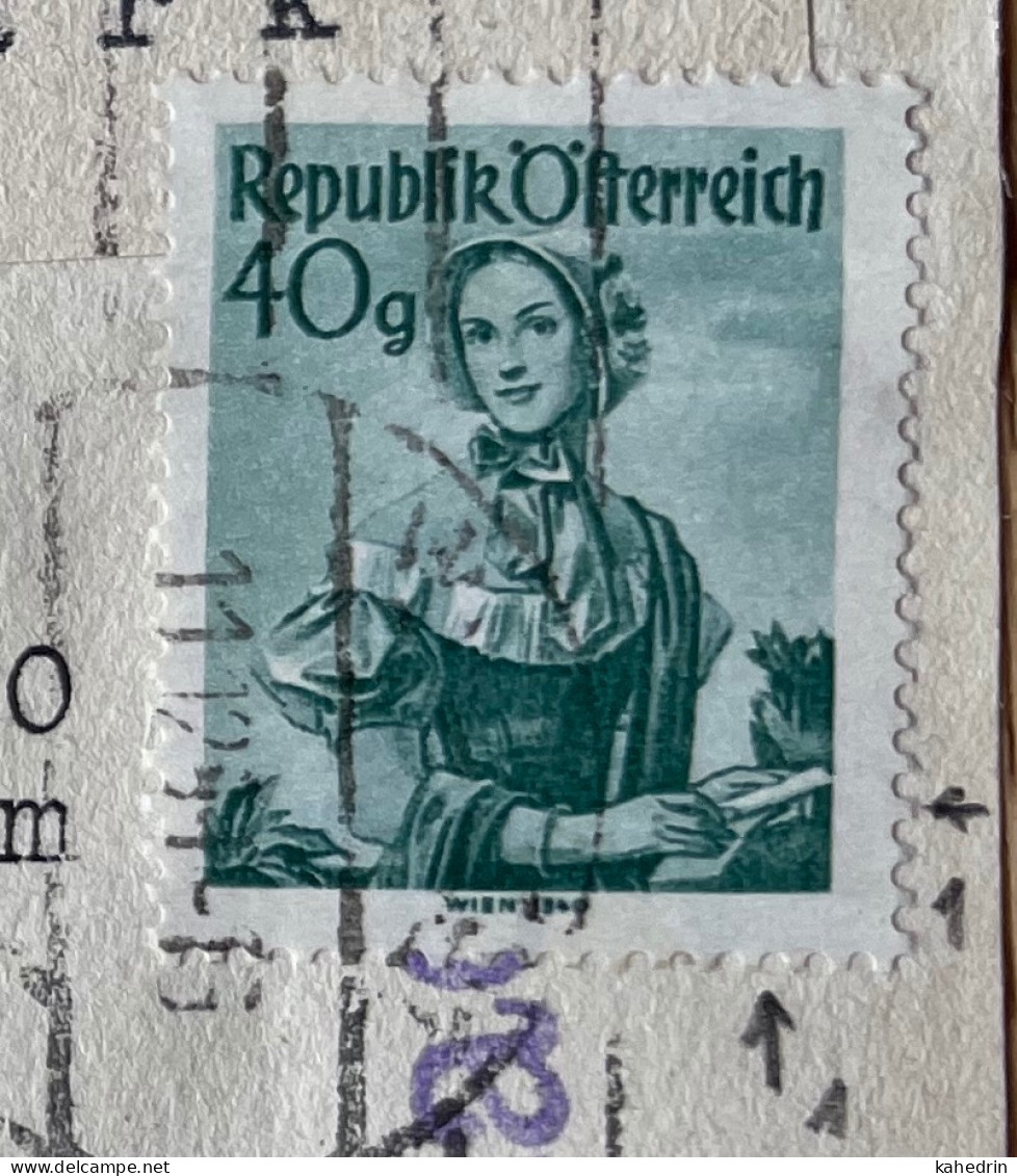 Österreich / Austria 1951, Plattenfehler / Druckzufälligkeit Mi. # 902: Fingerring - Errors & Oddities