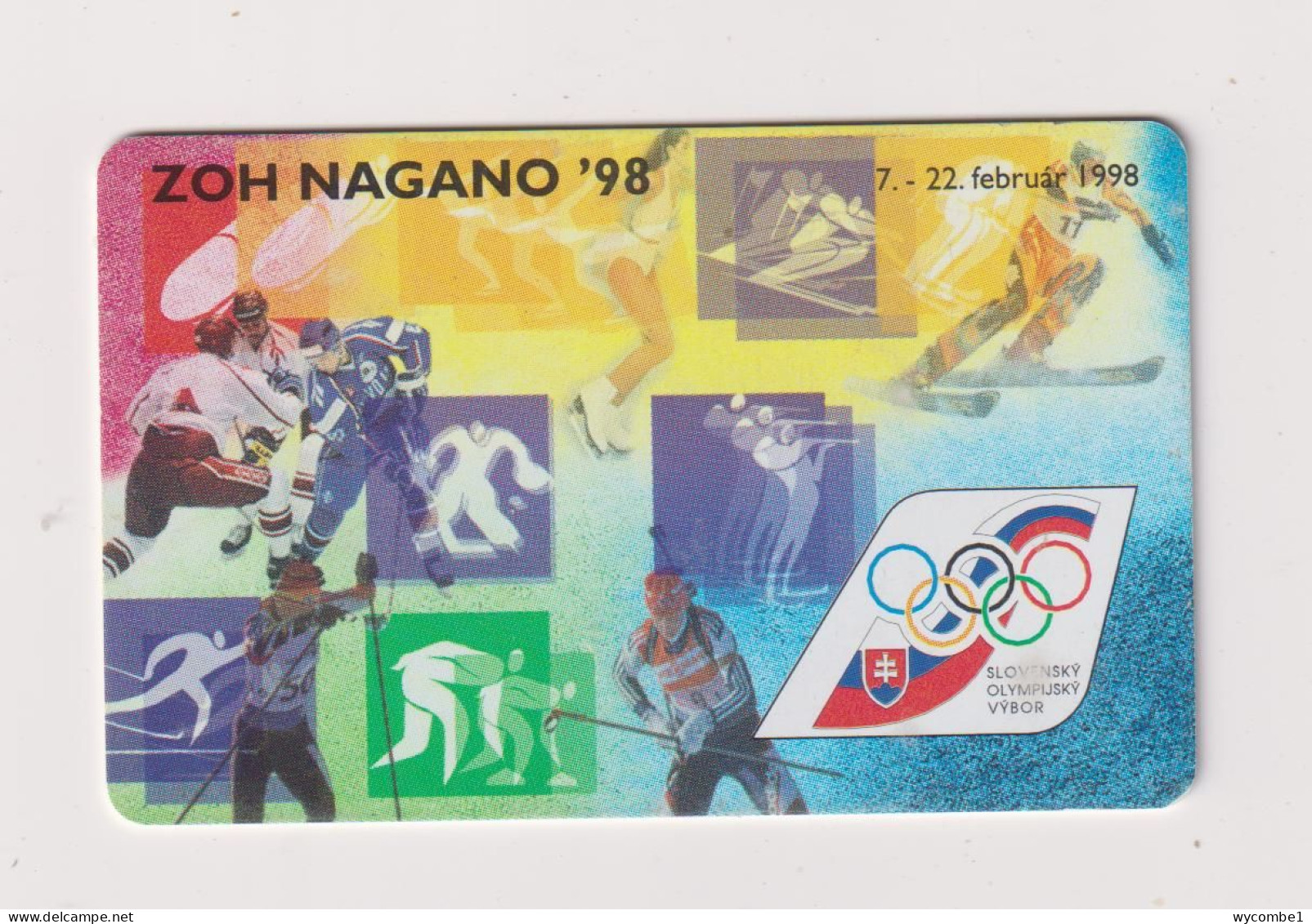 SLOVAKIA  - Winter Olympics Chip Phonecard - Slovacchia