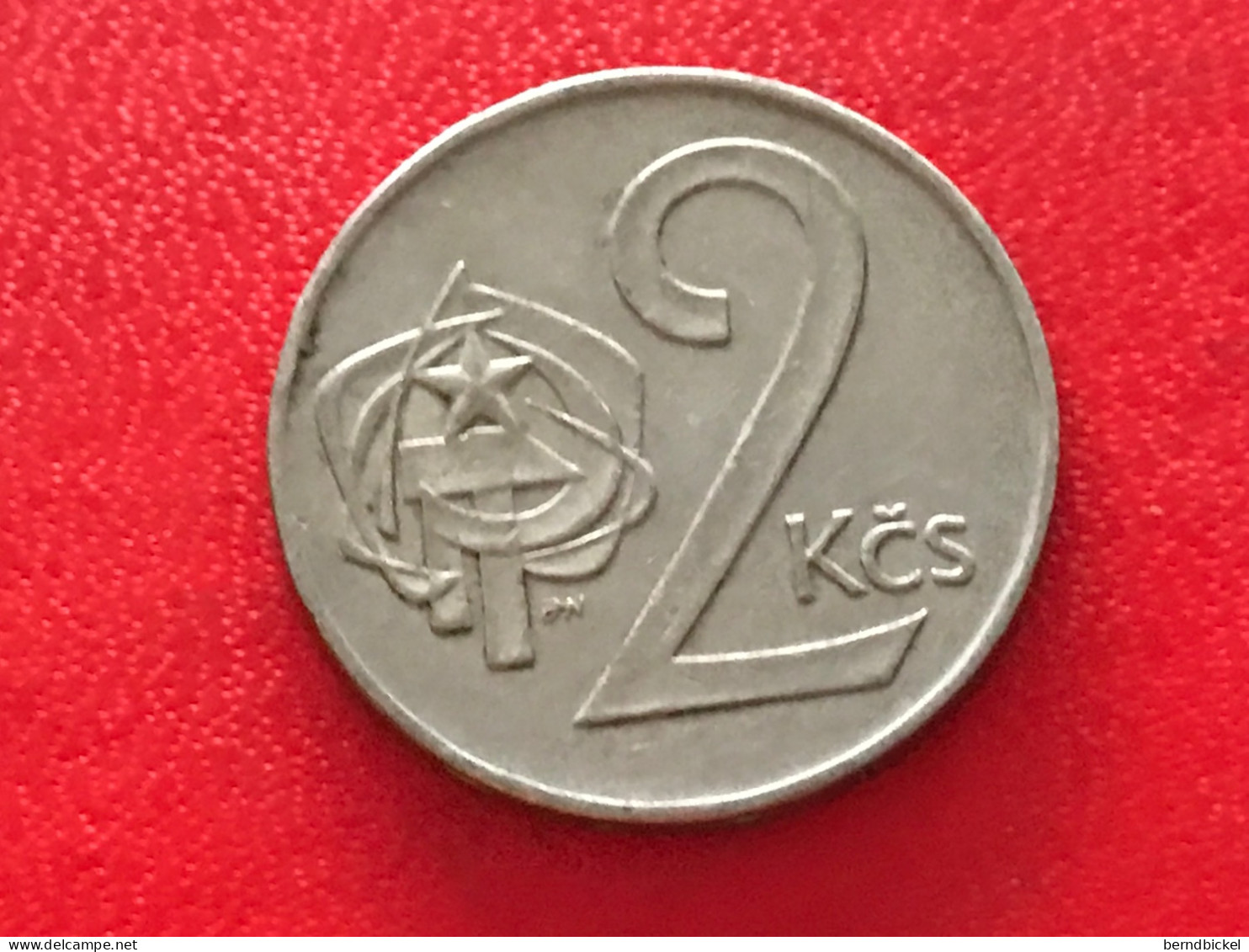 Münze Münzen Umlaufmünze Tschechoslowakei 2 Kronen 1975 - Czechoslovakia