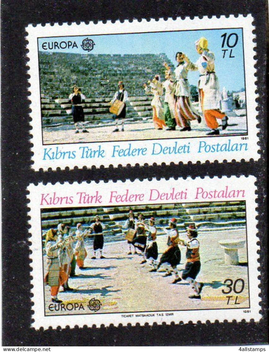 1981 T.ZYPERN Mi N° 98/99 : ** - MNH - NEUF - POSTFRISCH - POSTFRIS - 1981