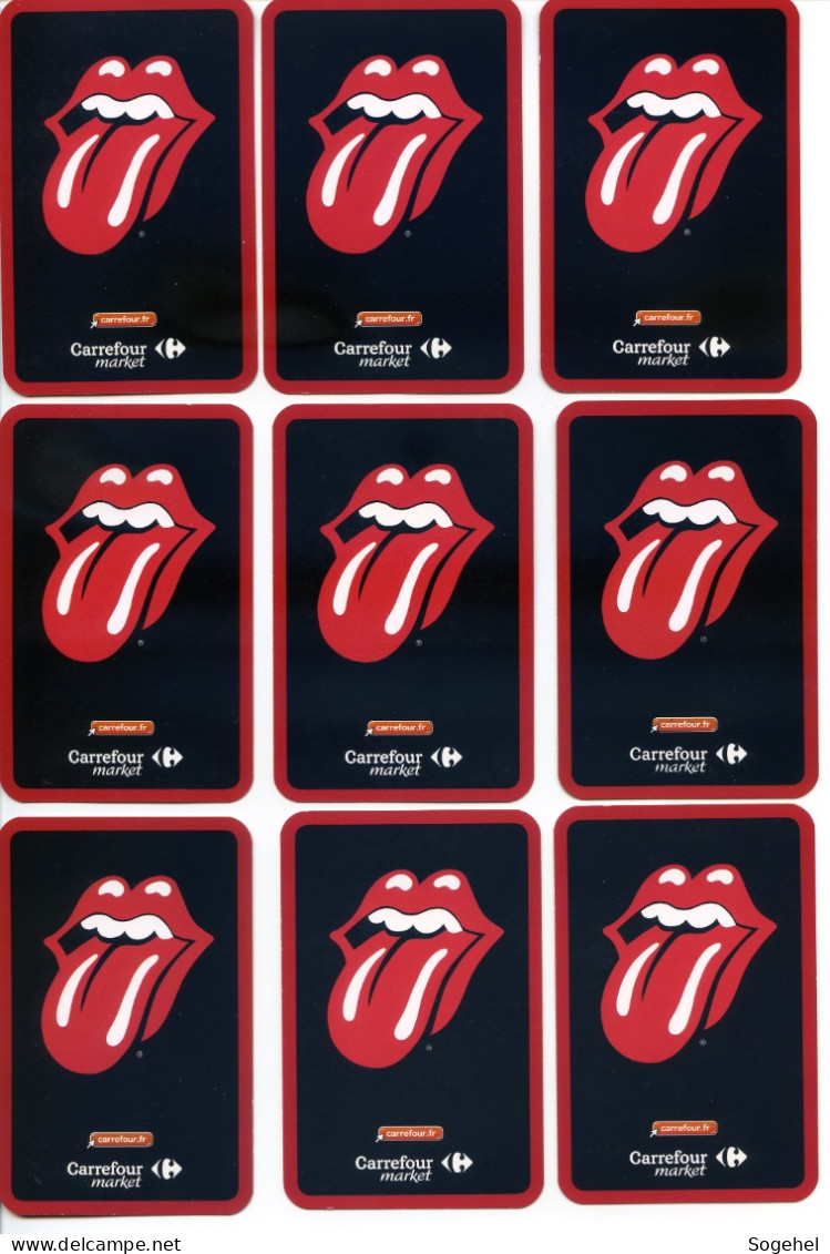 Lot De 23 Images "Rolling Stones" - Carrefour Market - Objetos Derivados