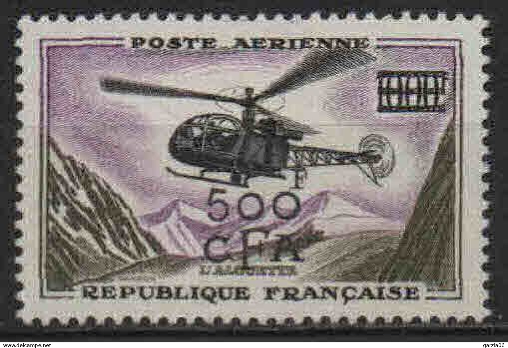 Reunion CFA - 1957 - Alouette  -PA N° 57 - Neuf * - MlH - Poste Aérienne