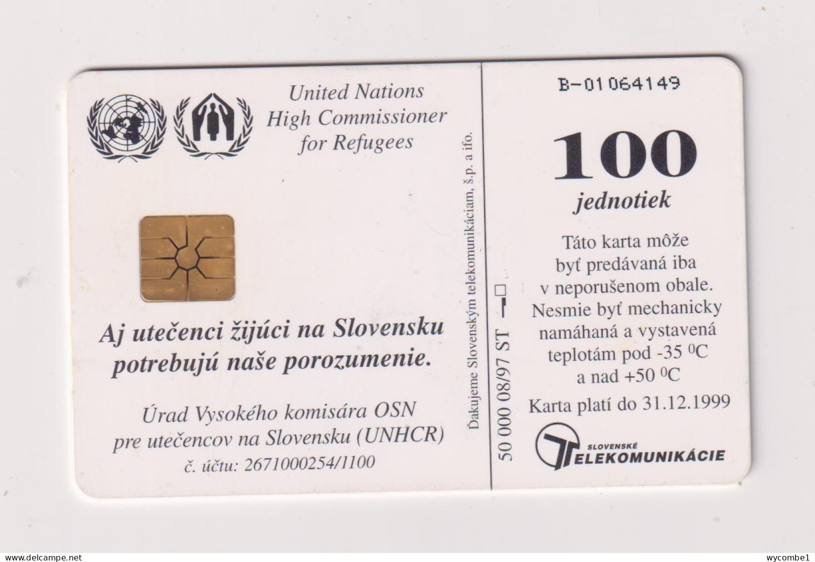 SLOVAKIA  - United Nations Chip Phonecard - Slowakije