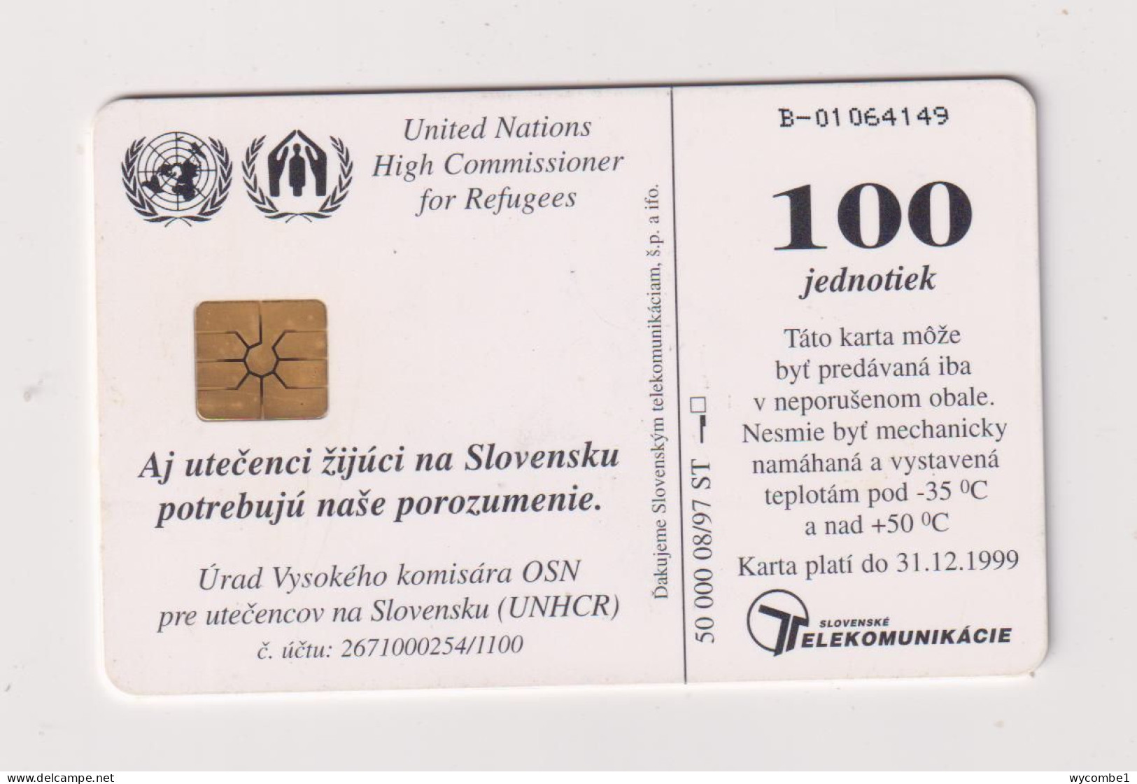 SLOVAKIA  - United Nations Chip Phonecard - Slovacchia