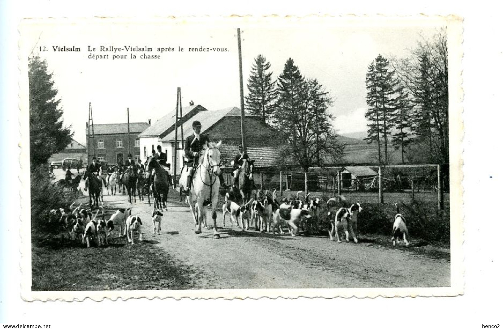 Vielsalm - Le Rallye Vielsalm Après Le Rendez-vous. Départ Pour La Chasse - Vielsalm