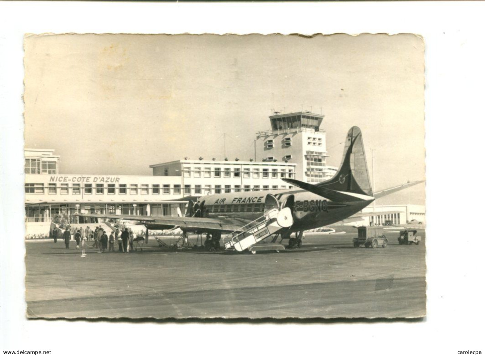 CP - NICE (06) - Aéroport De Nice Cote D'Azur - Avion AIR FRANCE - Transport Aérien - Aéroport