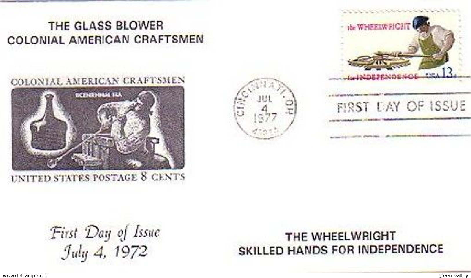 USA WheelWright Iron Blacksmith Forgeron Fer Charretier FDC ( A60 702) - Minerals