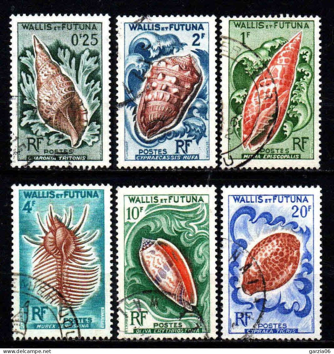 Wallis Et Futuna  - 1962  -  Coquillages  - N° 162 à 167  - Oblit - Used - Used Stamps