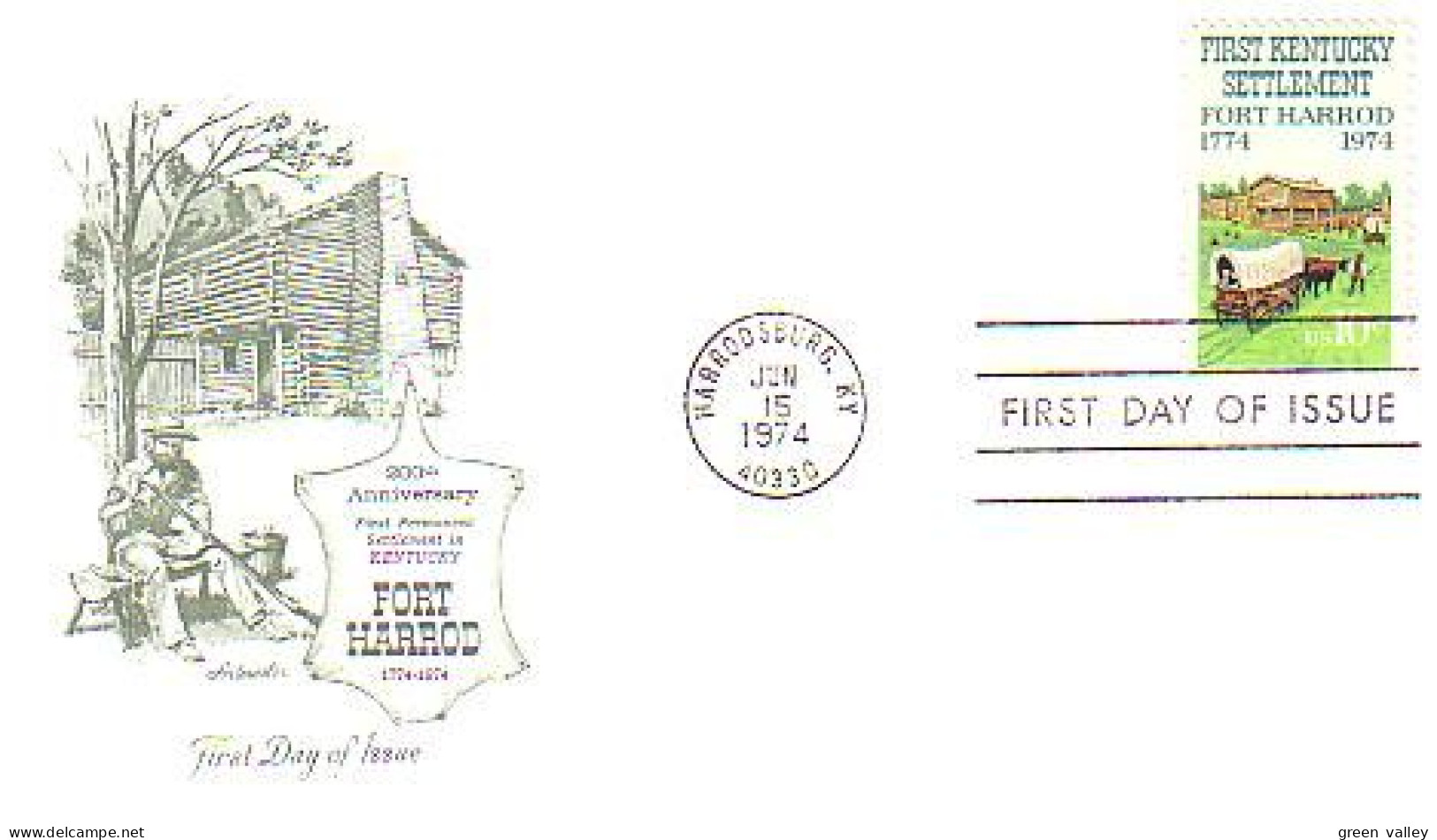 USA FDC Kentucky ( A61 949) - Postkoetsen
