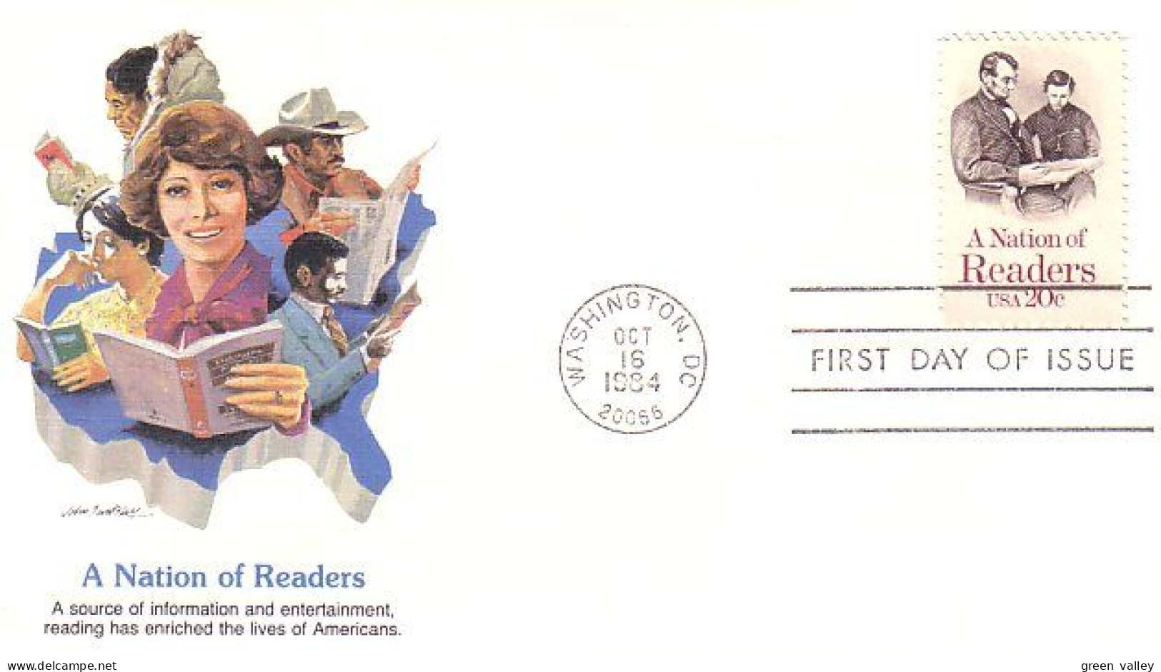 USA FDC A Nation Of Readers ( A61 669) - 1981-1990
