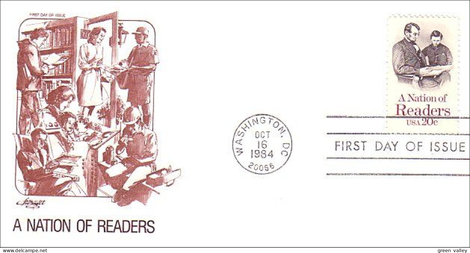 USA FDC A Nation Of Readers ( A61 667) - 1981-1990