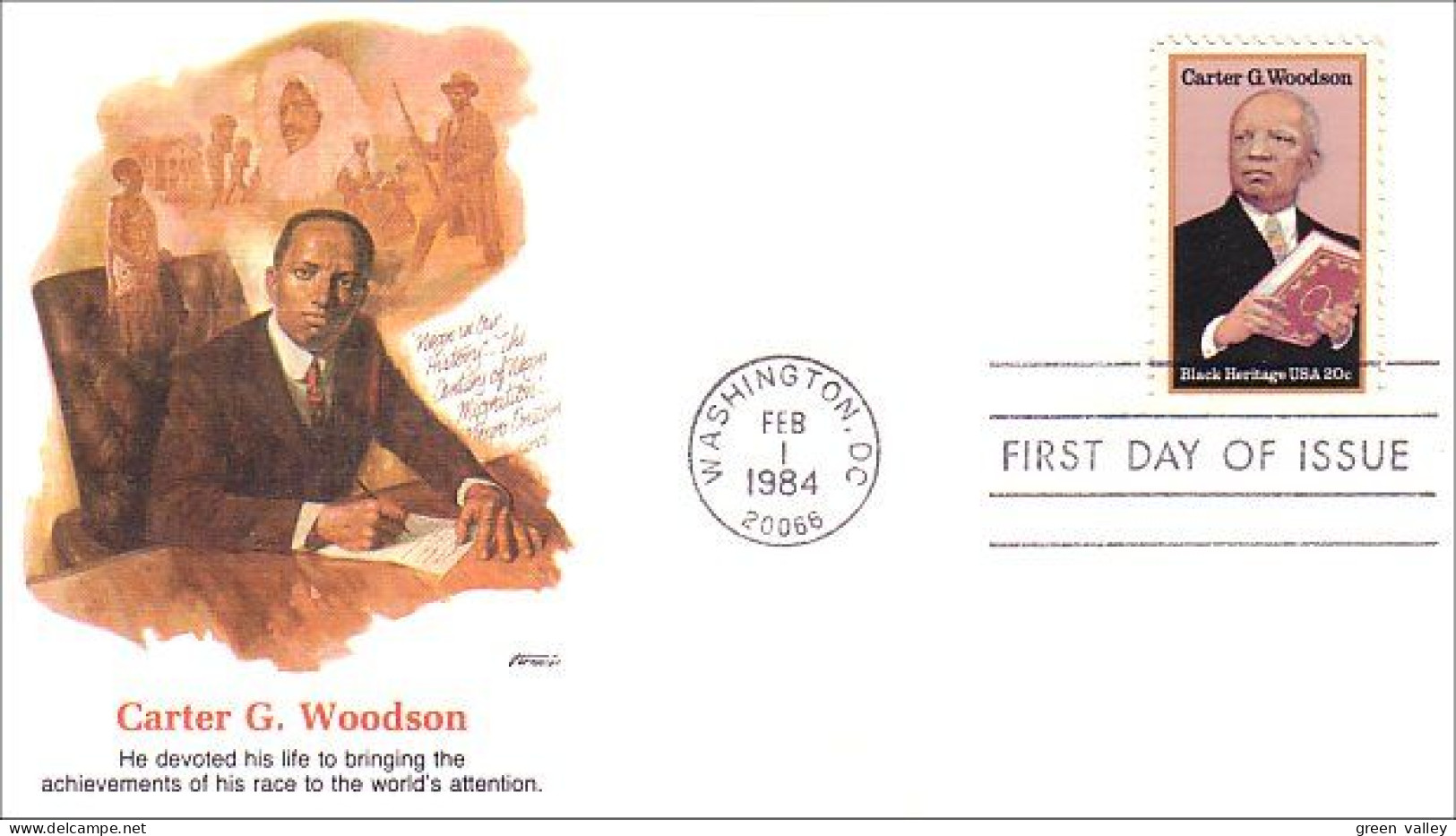 USA FDC Carter Woodson ( A61 646) - 1981-1990