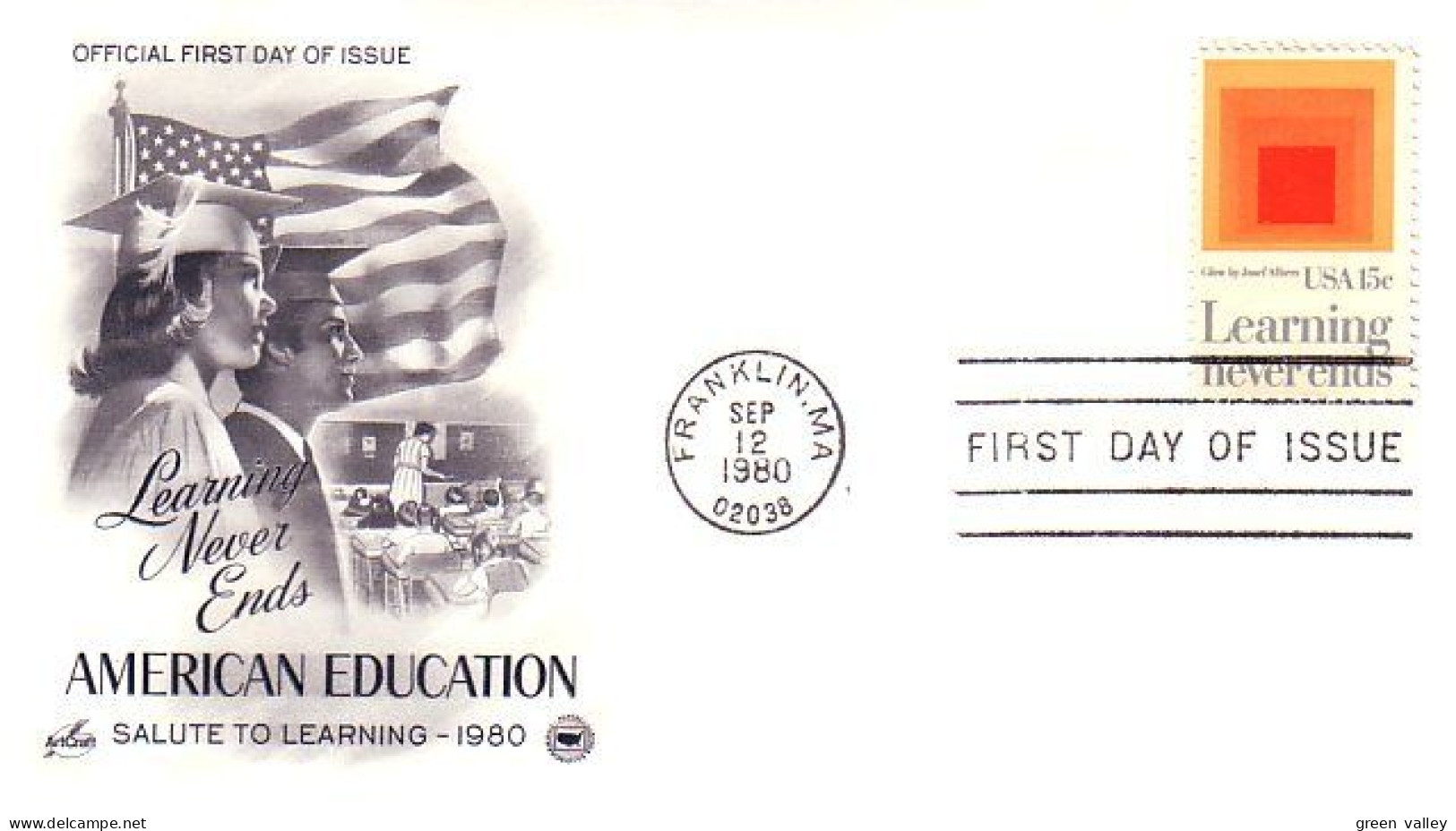 USA FDC Learning Never Ends ( A61 516) - 1971-1980