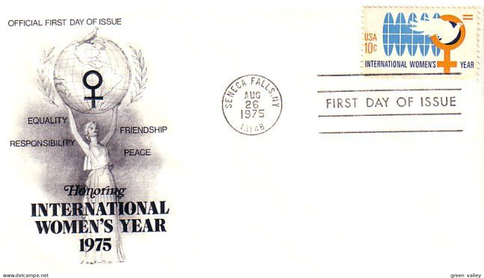 USA FDC International Women's Year ( A61 406) - 1971-1980
