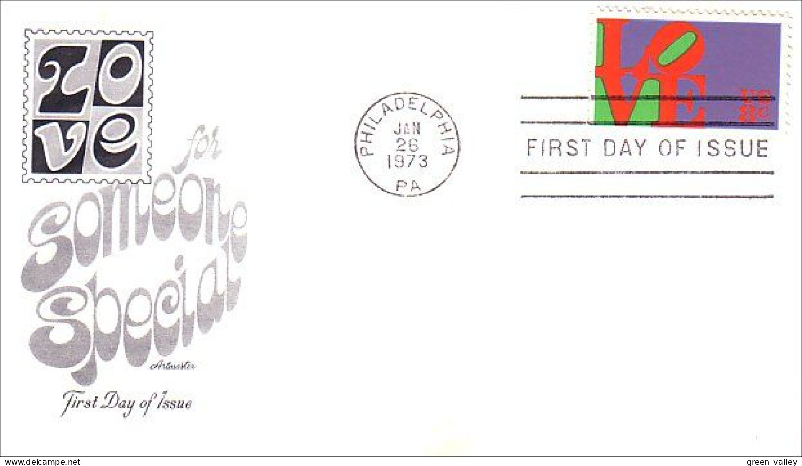 USA FDC Love ( A61 354) - 1971-1980