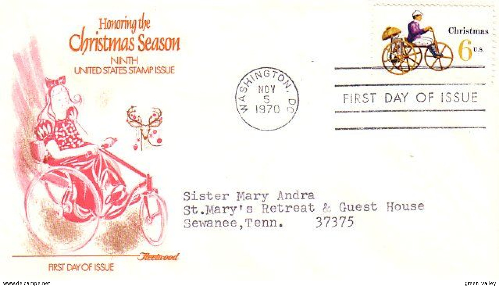 USA FDC Jouet Tricycle Toy ( A61 329) - Unclassified