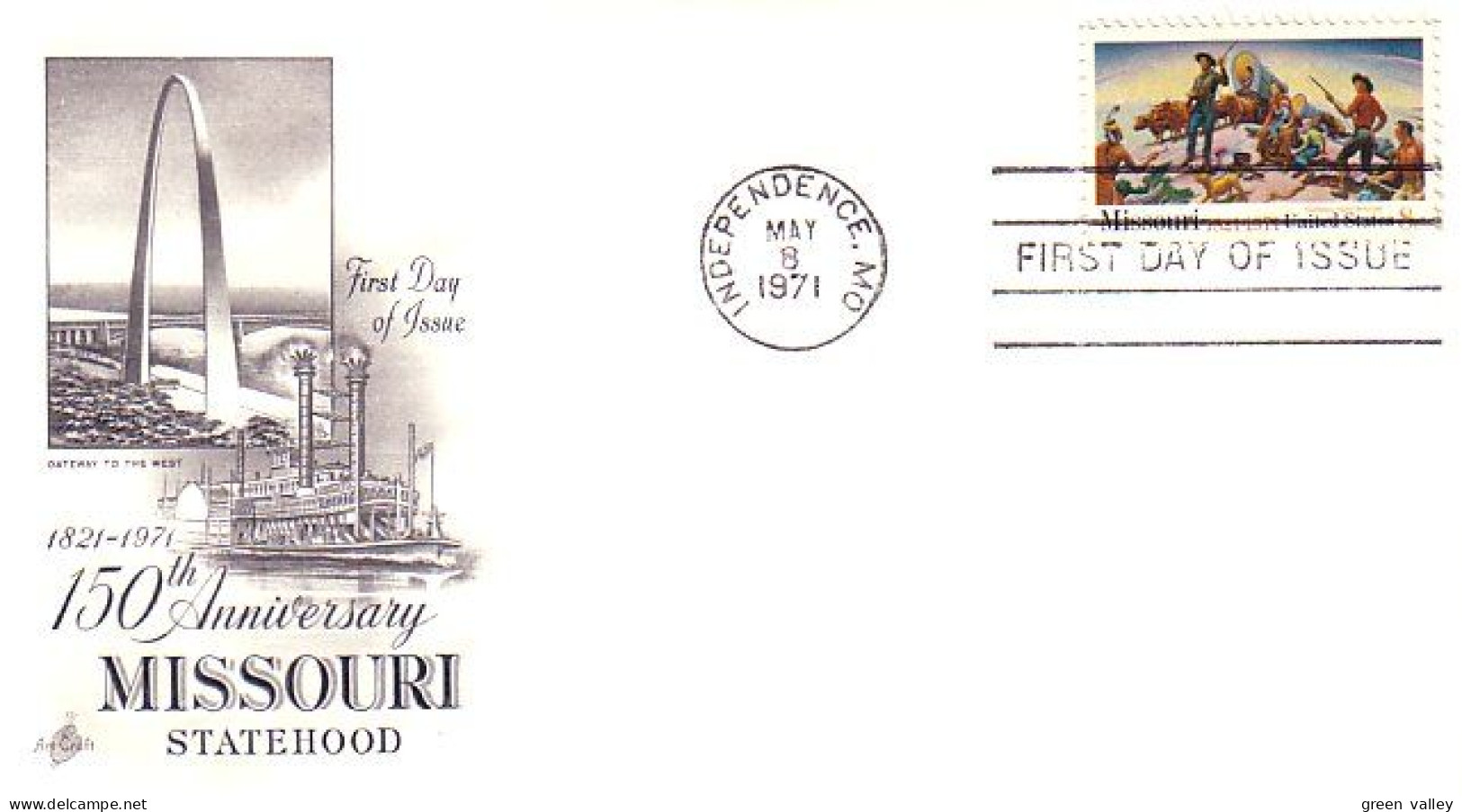 USA FDC Missouri ( A61 333) - 1971-1980