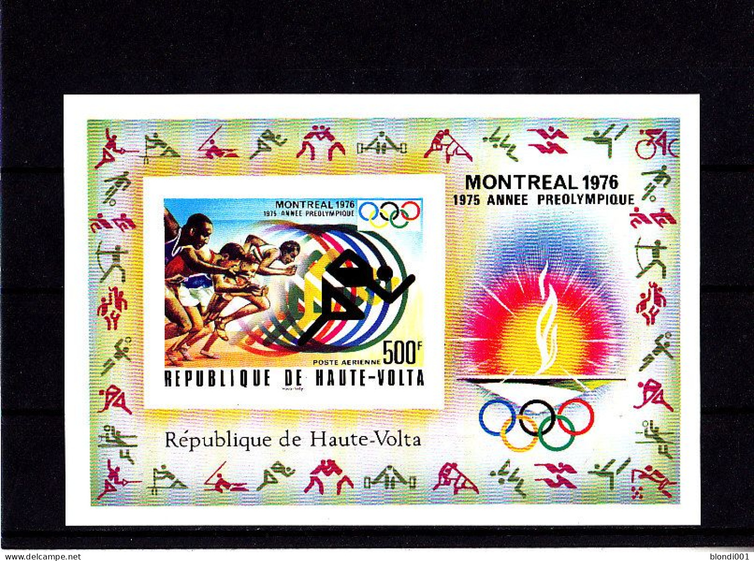 Olympics 1976 - Athletics - UPPER VOLTA - S/S Imp. MNH - Verano 1976: Montréal