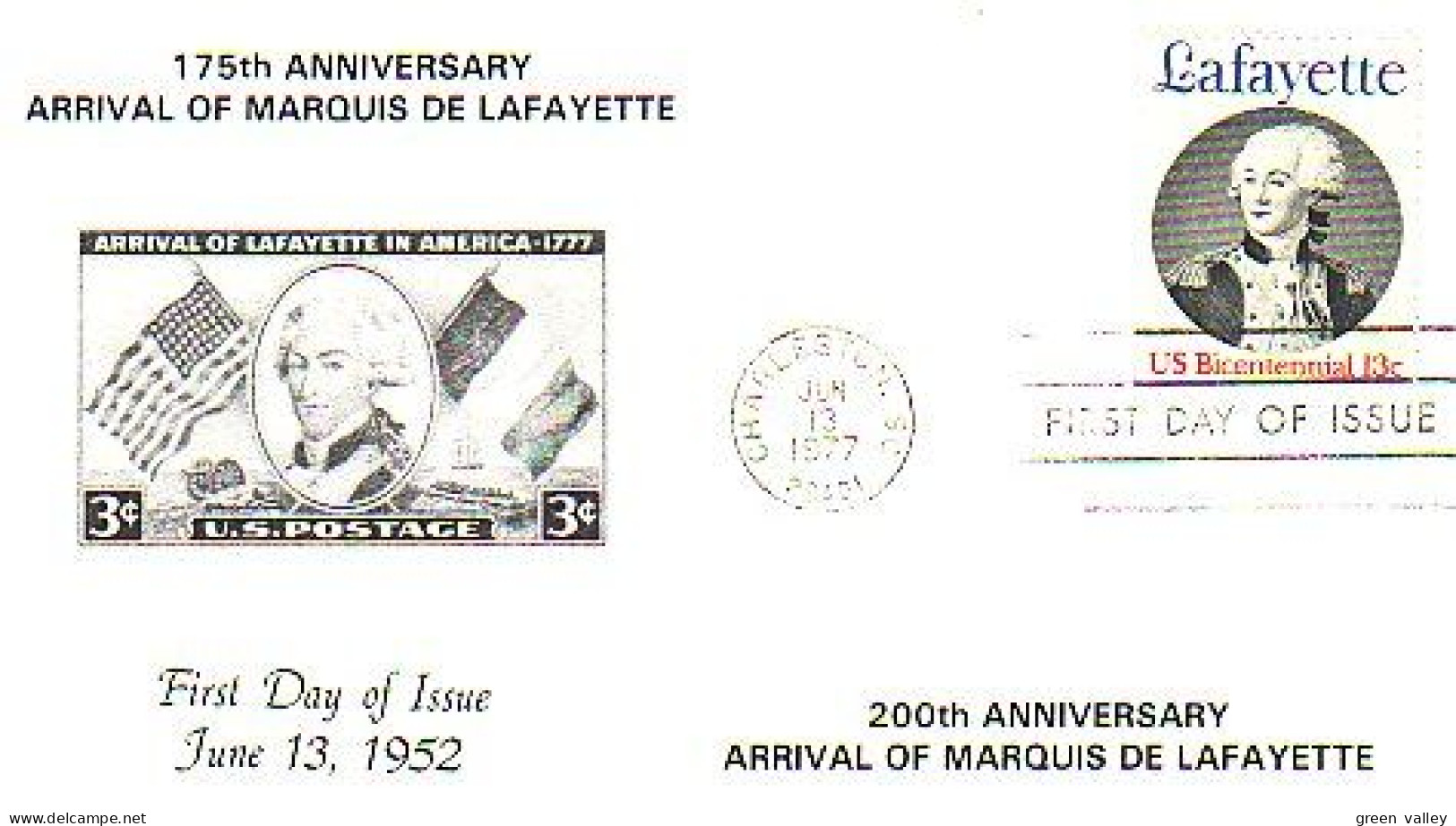 USA Lafayette FDC ( A62 86) - Indépendance USA