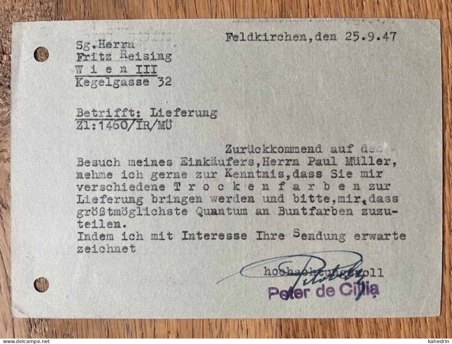 Österreich / Austria 1947, Plattenfehler / Druckzufälligkeit Mi. # 739 + 744, Bitte Lesen! - Varietà & Curiosità