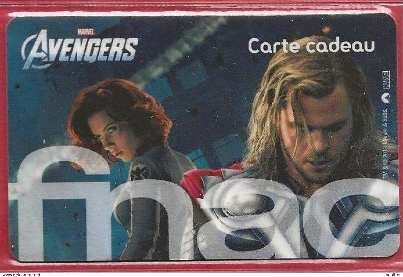 Carte Cadeau FNAC  Avengers - Gift And Loyalty Cards