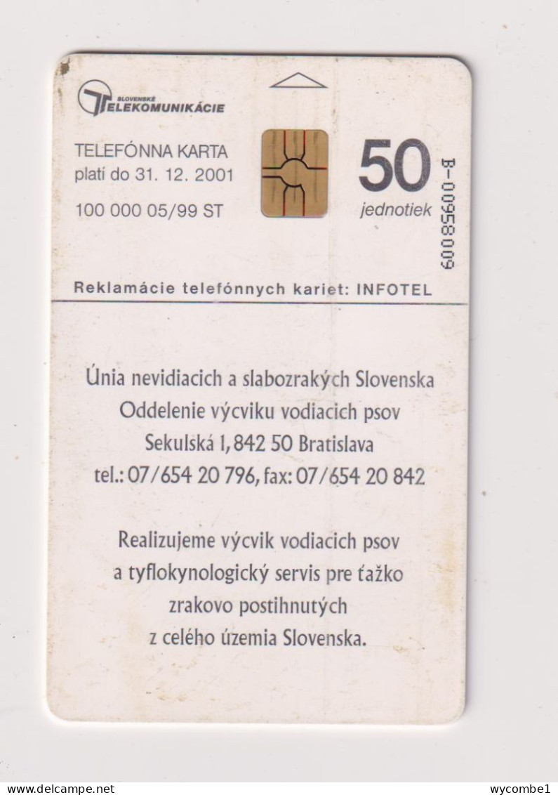 SLOVAKIA  - Guide Dog For The Blind Chip Phonecard - Slovakia