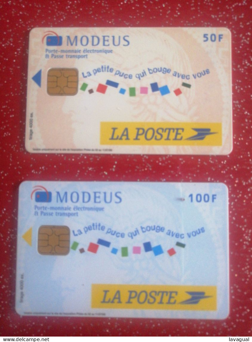 Carte Modeus. Porte Monnaie électronique. Mondial Du Timbre 1999 - Unclassified