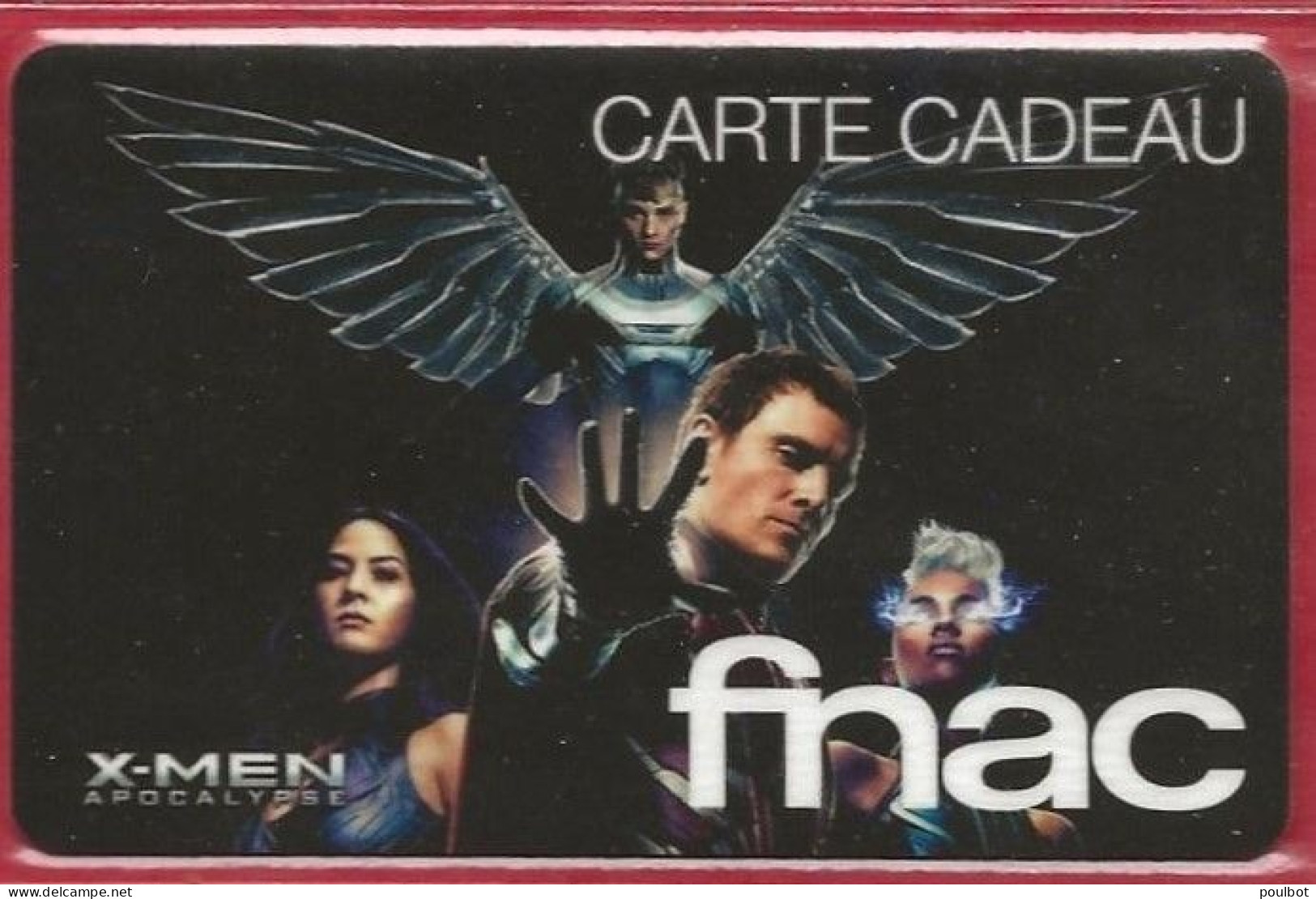 Carte Cadeau FNAC  X MEN - Carta Di Fedeltà E Regalo