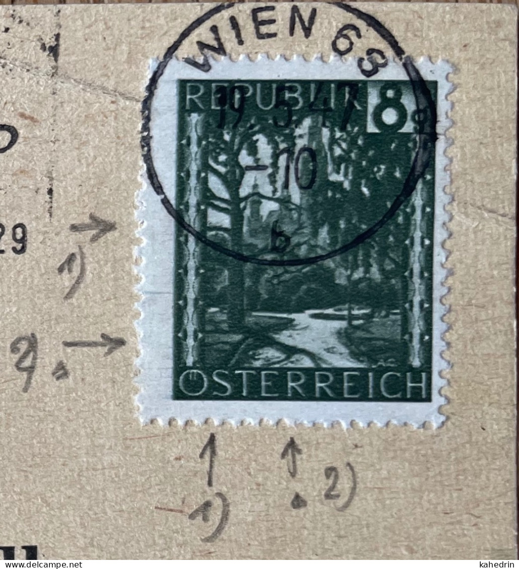 Österreich / Austria 1947, Plattenfehler / Druckzufälligkeit Mi. # 744, Bitte Lesen! - Errors & Oddities