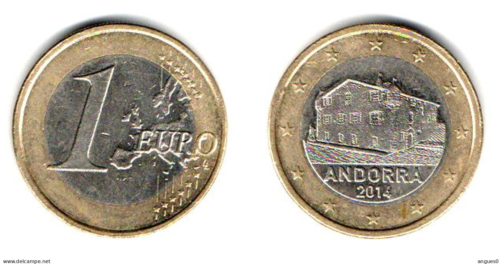1 EURO ANDORRA 2014 - Andorre