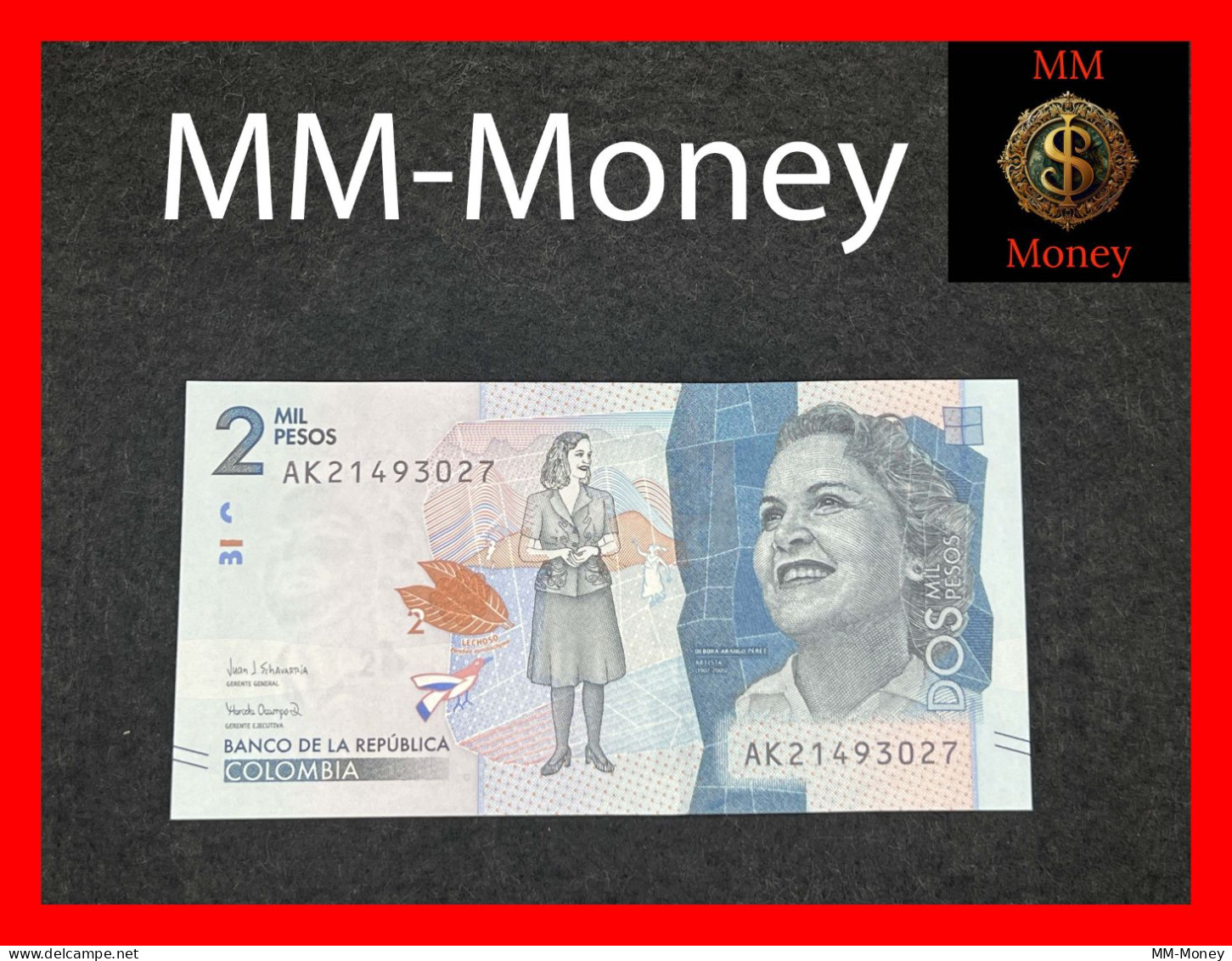 COLOMBIA 2.000 2000 Pesos  24.7.2018  P.  458    UNC - Colombia