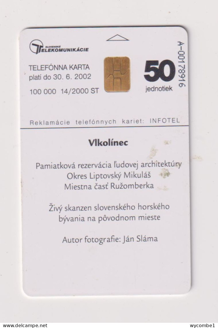 SLOVAKIA  - UNESCO Heritage Site Chip Phonecard - Slowakei