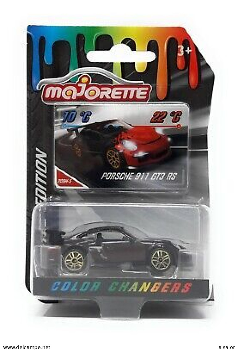 PORSCHE 911 GT3 RS COLORS CHANGER LIMITED EDITION SERIES 6 MAJORETTE - Majorette