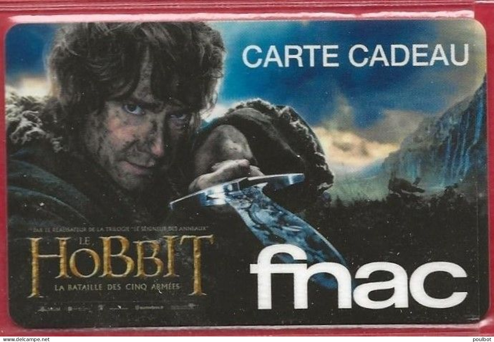 Carte Cadeau FNAC Le Hobbit - Cartes De Fidélité Et Cadeau