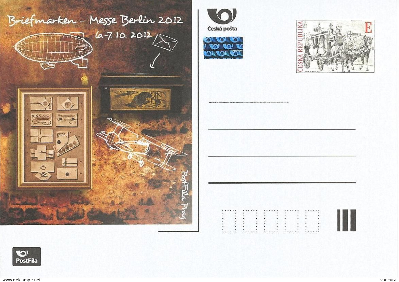 CDV A 192 Czech Republic Berlin Stamp Exhibition 2012 - Cartes Postales