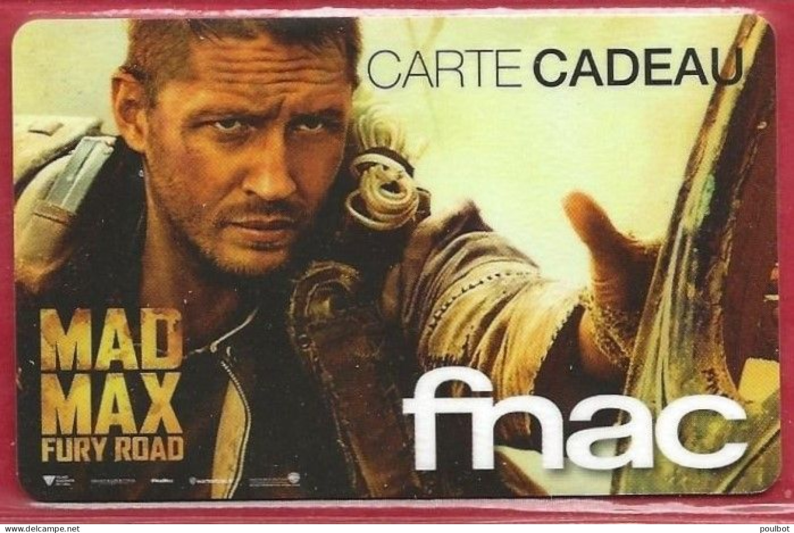 Carte Cadeau FNAC Mad Max - Cartes De Fidélité Et Cadeau