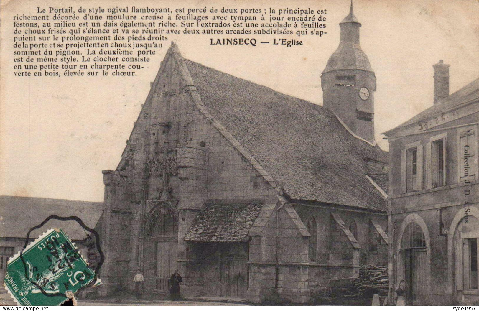 Environ De Saint Sauveur: Lainsecq, L`Eglise - Saint Sauveur En Puisaye